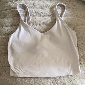 White Lululemon Align Top